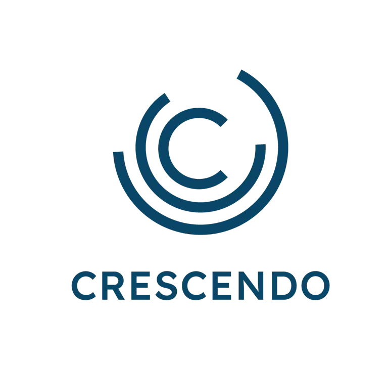 Alternativt farvet Crescendo logo