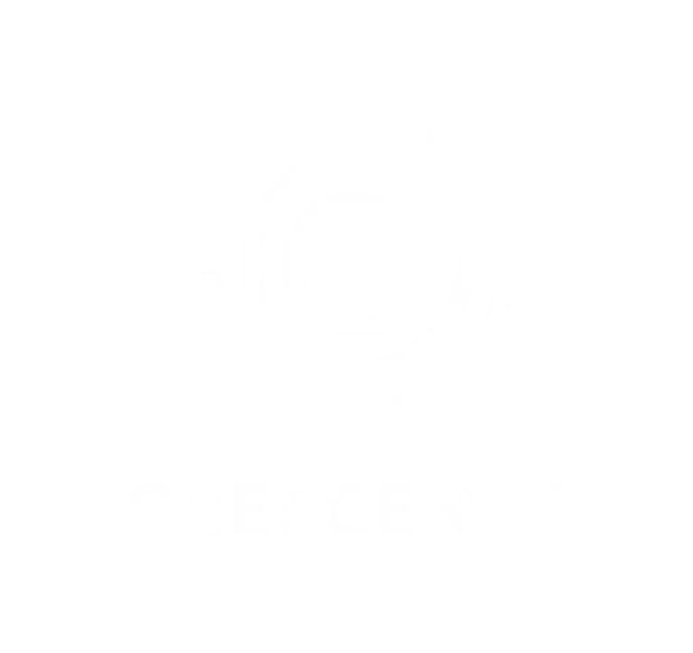 Alternativt hvidt Crescendo logo